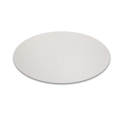 Floortex® Desktex® Fish Bowl Mat - Pack of 2 Polycarbonate Circular Mats - 12" Diameter