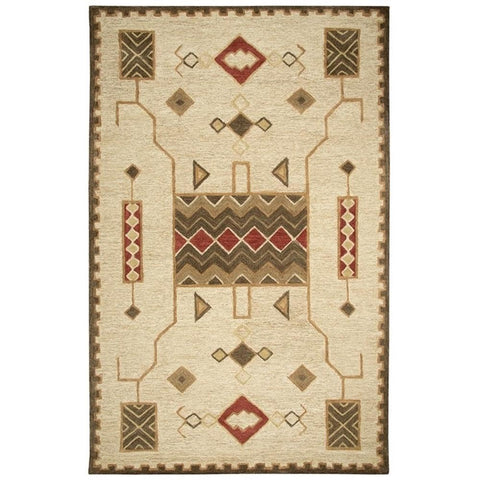 Rizzy Home Alora Decor Durango 5' x 8' Southwest/Tribal Gold/Multi Hand-Tufted Area Rug