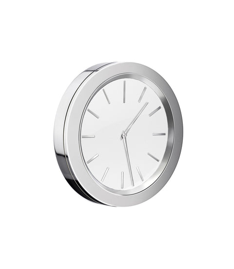 SMEDBO Self Adhesive Clock - Modern Wall Clock, Easy Installation, Minimalist Design, Battery Operated White