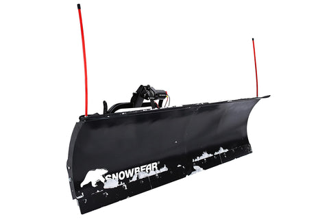 DK2 Universal 84-Inch x 22-Inch Hitch-Mounted Winch-Driven Snowplow Kit