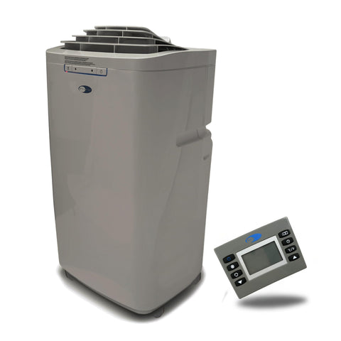 Whynter ARC-131GD 13,000 BTU (6,345 BTU SACC) Dual Hose Cooling Portable Air Conditioner, Dehumidifier, and Fan plus Storage bag for, up to 420 sq ft in Grey