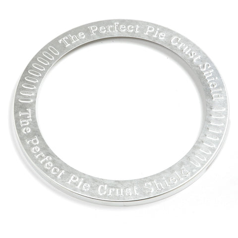 Norpro Aluminum 9 Inch Pie Crust Shield, Shown