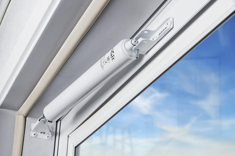 Wright Products - Standard Duty Pneumatic Screen and Storm Door Closer, White