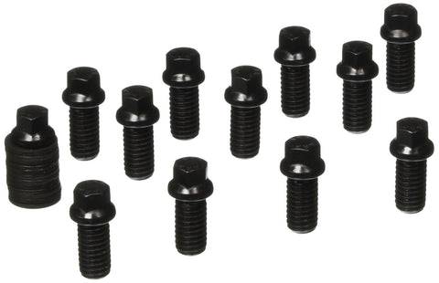 ARP 1001101 Black Oxide Hex Header Bolts - Set of 12