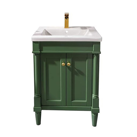 Legion Furniture Indoor Home Decorative Bathroom/Washroom/Kitchen 24" Vogue Green Sink Vanity
