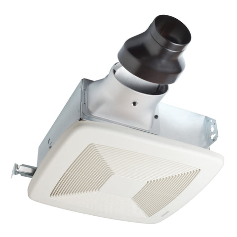 Broan-NuTone LP80 ENERGY STAR Certified LoProfile 4" Bath Ventilation Fan, 1.0 Sones, 80 CFM White Exhaust Fan