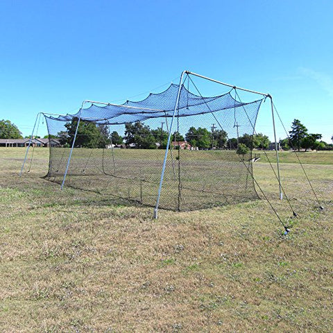 Cimarron Sports Twisted Polyethylene Batting Cage and Cable Frame - 30x12x10