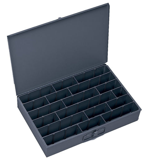 Individual Large Steel Adjustable Compartment Box Gray