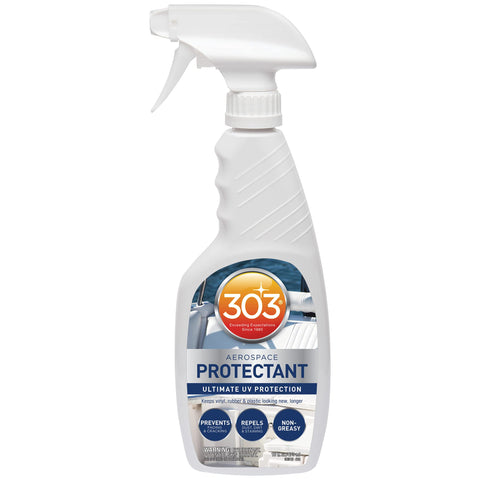 303 Products Marine Aerospace Protectant Spray – UV Protection, Repels Dust, Dirt, & Staining, Matte Finish, Restores Like-New Appearance, Outdoor Patio & Boat Cleaning Supplies 16 Fl. Oz.
