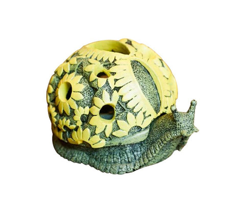 PANDA SUPERSTORE Creative Gifts Resin Ashtrays Portable Ashtray Snail Ashtrays