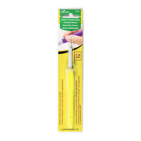 Clover Amour Crochet Hook (7.0 mm),Yellow