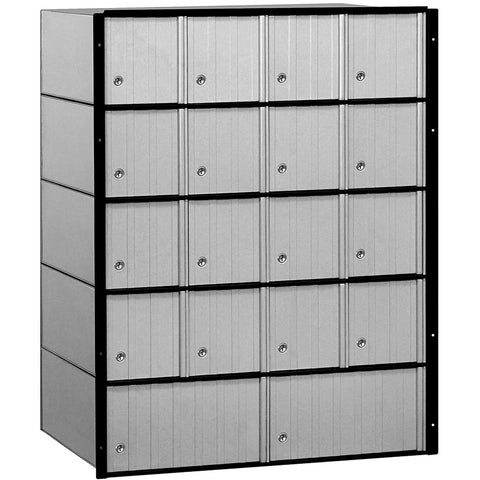 Aluminum Mailbox - 18 Doors - Standard System