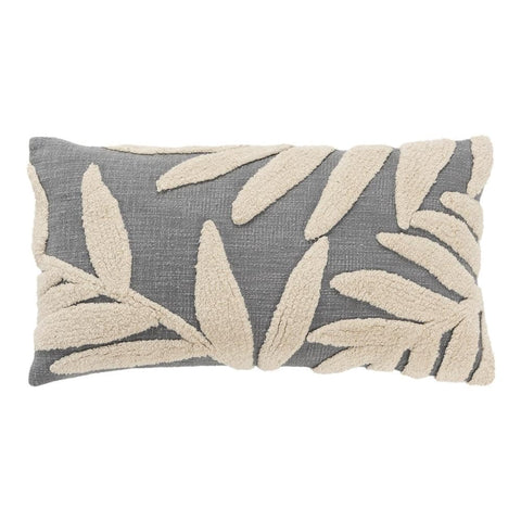 Rizzy Home DSFabricsCES Polyester or Cotton Throw Pillow, PILLOW, 14 x 26 inches, Botanical Decorative Accent & Lumbar Support