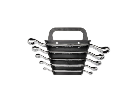 TEKTON 45-Degree Offset Box End Wrench Set with Holder, 5-Piece (1/4-13/16 in.) | WBE23405