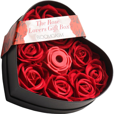 The Rose Lover's Gift Box 10X Clit Suction Rose - Red