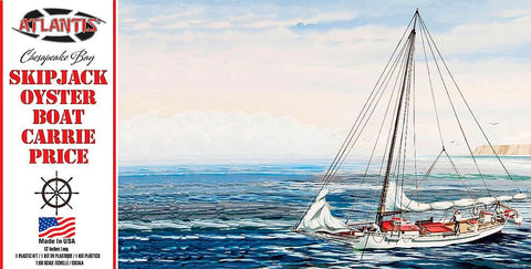 Atlantis Skipjack Oyster Boat Carrie Price 1/60 Scale Model kit