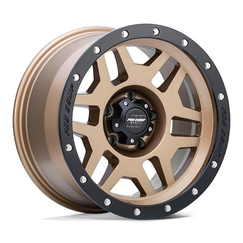 Pro Comp Alloys PHASER 17X9 5X127 4.76-6mm MATTE BRONZE WITH BLACK LIP - PXA9641-7973