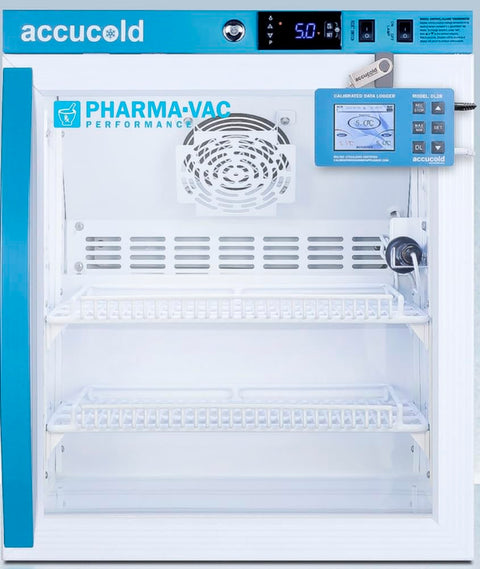 Pharma-Vac Performance Series 2 cu.ft. all-refrigerator with glass door