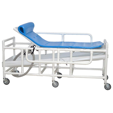 MJM International Corp. 910-HDPE Shower gurney, Large, White