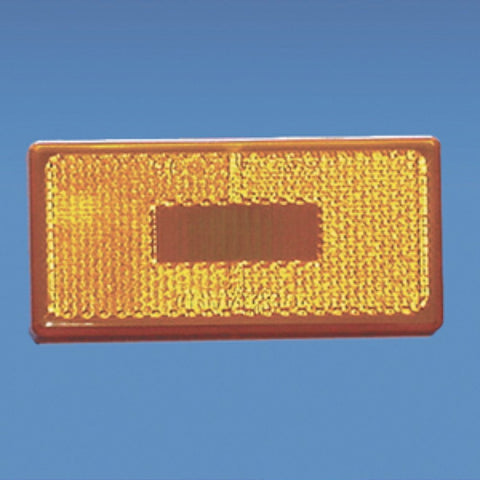 Fasteners Unlimited 89-181A Amber Rectangular Replacement Lens