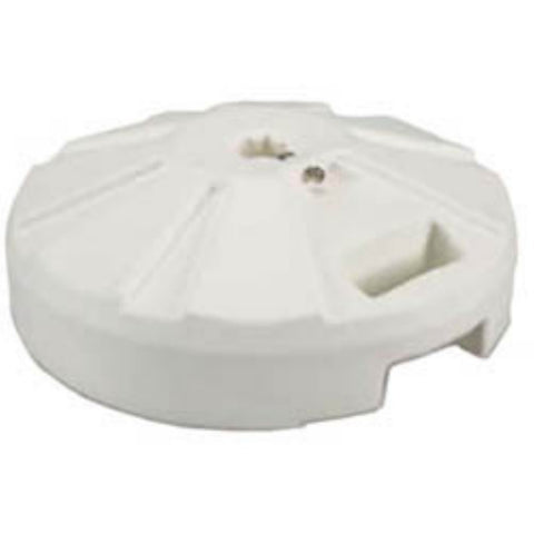 Patio Living Concepts, 00261, Durable Rust Free Molded Resin, Patio Umbrella Base, 50 pounds holding force, 16"D & 11 1/2"H, White
