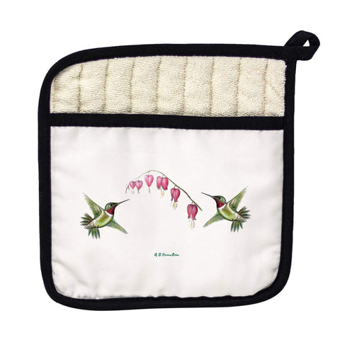 Betsy Drake PT030 Hummingbird Pot Holder