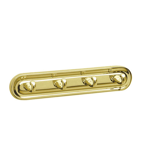 Smedbo SME_V259 Towel Hook Quadruple, Polished Brass