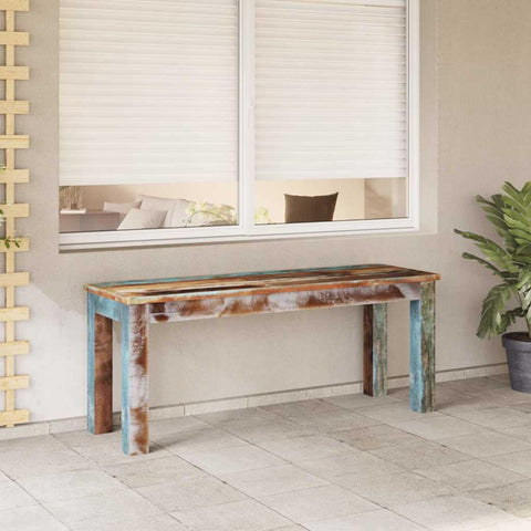 Oakestry Bench Solid Reclaimed Wood 433 inches x138 inches x177 inches Modern Storage Bench Solid Wood Entryway Seating Furniture Living Room Bedroom Hallway Organizer with Durable Frame Contemporary