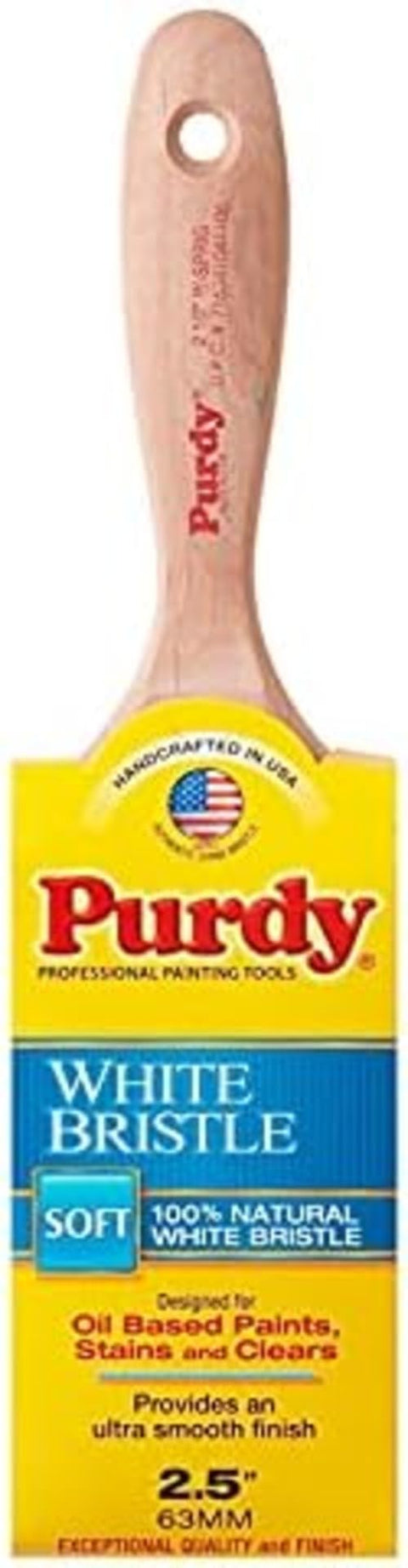 Purdy 145380425 White Bristle Sprig Paint Brush, 2-1/2 in.