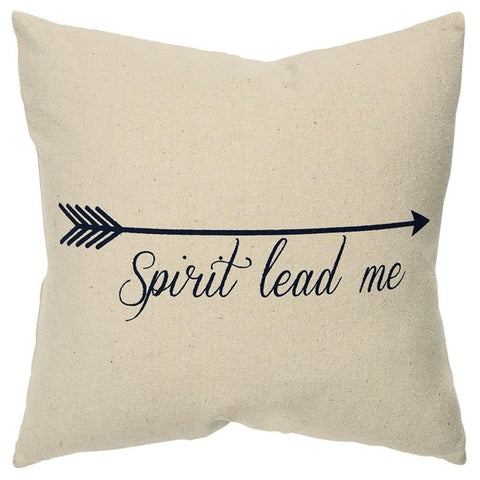 Rizzy Home Sentiment 20" x 20" Poly Pillow with Cotton Canvas Cover-Natural
