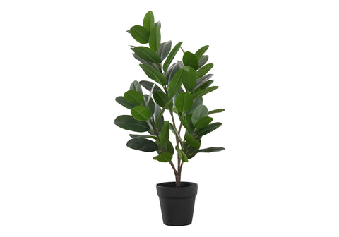 Monarch Specialties I 9504 Artificial Plant, 28" Tall, Garcinia Tree, Indoor, Faux, Fake, Floor, Greenery, Potted, Real Touch, Decorative, Green Leaves