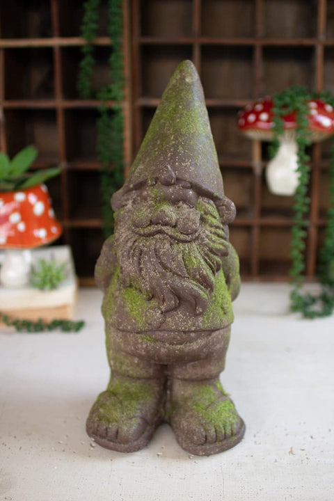 Kalalou CHE1434 Faux Concrete Gnome, 17.5-inch Height