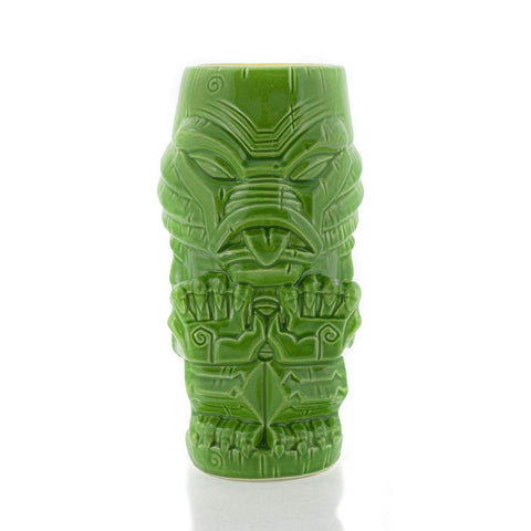 Geeki Tikis 18 ounce Ceramic Mug | Monsters Gill-Man | Lime Green