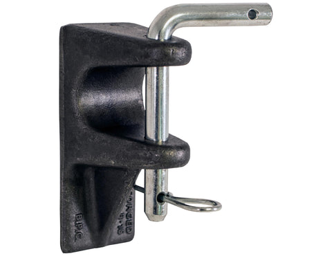 Buyers Products BTB030 Upper Tailgate Bracket for Dump Trucks and Trailers, Heavy-Duty Drop-Forged Hinge with 1-1/4 in Tailgate Post Compatibility, Includes 1/2 in L Pin & Hairpin Cotter