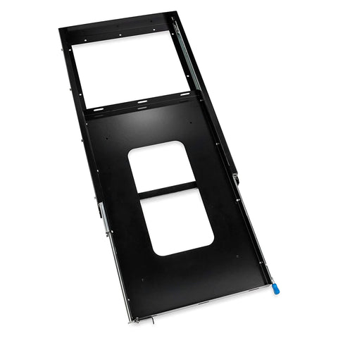 Camco 51530 Retractable Floor Mounted Portable Electric Refrigerator Slide with Durable Steel Construction and Smooth Ball Bearings, Medium