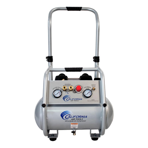California Air Tools 5020W Powerful 2.0 HP Ultra Quiet and Oil-Free Air Compressor with Wheels and Telescope Handle, 5 Gallon Tank Capacity, 70 dB Noise Level, Electric, Portable