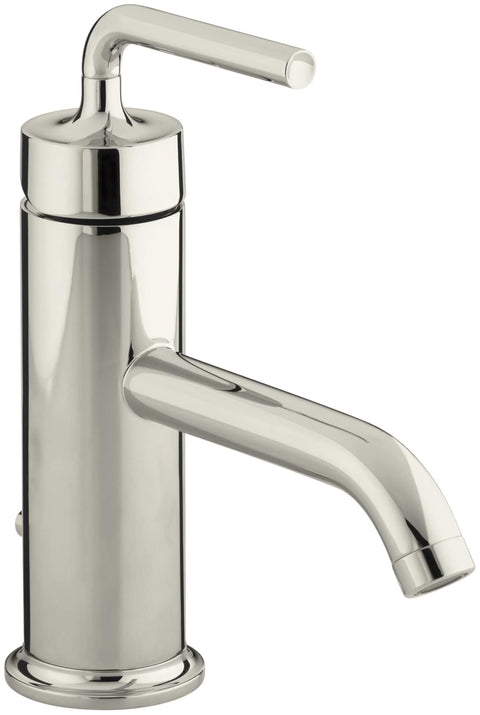 Kohler 14402-4A-SN Purist® Single-Handle Bathroom Sink Faucet with Straight Lever Handle, 1.2 gpm, Vibrant Polished Nickel