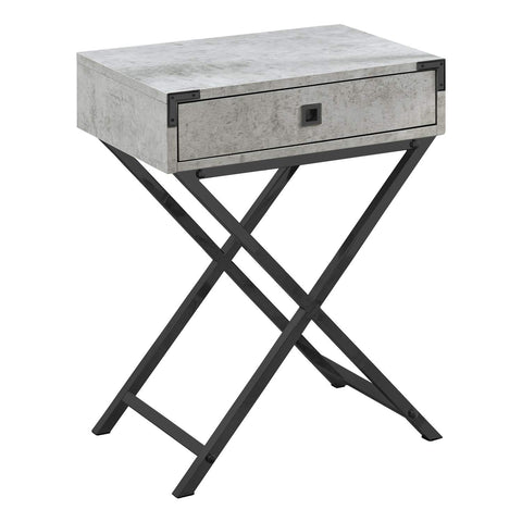 Monarch Specialties ACCENT TABLE, One Size, GREY