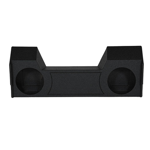 QPower Dual 12in Underseat Downfire Subwoofer Enclosure, QBomb Sub Box Compatible with Dodge Ram Crew Cab & Quad Cab 2019-2026