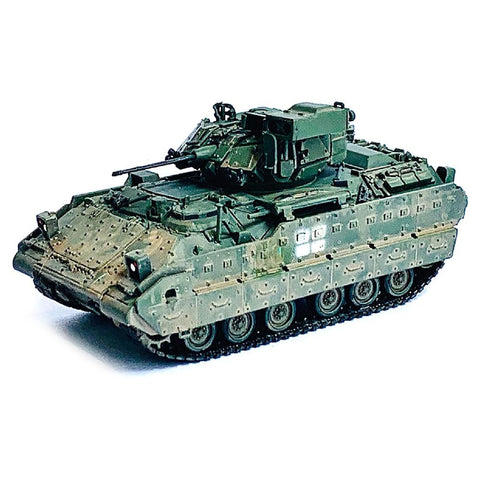Dragon Armor | 1:72 Scale Military Diecast | Ukrainian M2A2 ODS | with Muddy Weathering