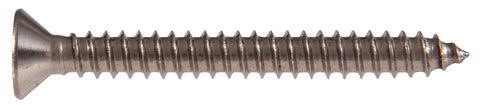 The Hillman Group 823496 Stainless Steel Flat Head Phillips Sheet Metal Screw, 10-Inch x 1-1/2-Inch, 100-Pack