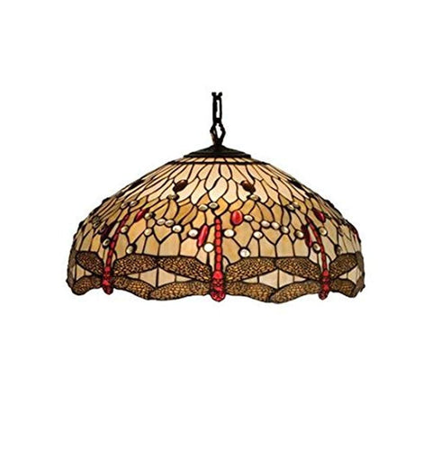 Meyda Tiffany 17544 Lighting, 22" Width, Finish: Beige Flame