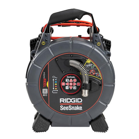 RIDGID 70803 SeeSnake® microREEL CA-350 Video Inspection System with Micro CA-350 Adapter, 512 Hz Sonde, Mid-Flex Push Cable