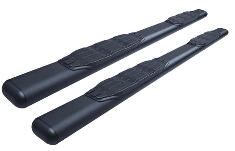 Go Rhino 5" Oval 1000 Series Sidesteps | 73", Galvanized Steel, Textured Black | 10573T