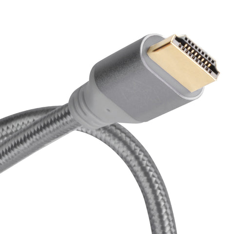 Silverstone HDMI Cable 4k Resolution at 60Hz, with HDMI 2.0b Certification in Charcoal Gray Color CPH01C-1800