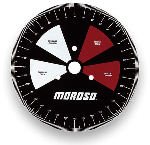 Moroso Degree Wheel, 11 in Diameter, Steel, Black Paint, Each