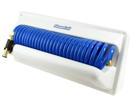 HoseCoil Horizontal Mount Enclosure w/Additional 5' Feeder Hose