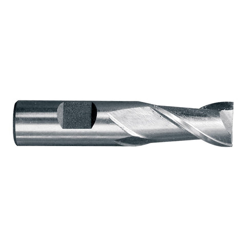 HHIP 5801-0187 3/16" x 3/8" 2 Flute High Speed Steel Single End Center Cut End Mill