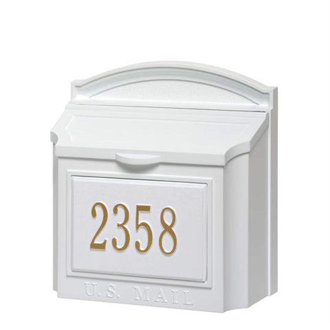 Whitehall Wall Address Marker/ Mailbox