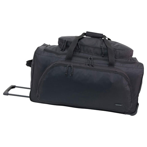 Mercury Tactical Gear Wheeled Duffel Bag, Black, Large, MRCT8001-BK